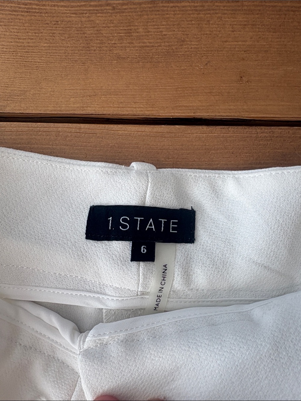 1. State white high rise shorts. NWOT size 6 - Picture 2 of 4